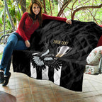 Personalised AFL Collingwood Quilt Magpies Premiers 2023 With Trophy Proud LT14