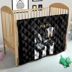 Personalised AFL Collingwood Quilt Magpies Premiers 2023 With Trophy Proud LT14