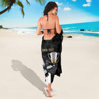 Personalised AFL Collingwood Sarong Magpies Premiers 2023 With Trophy Proud LT14