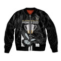 personalised-afl-collingwood-sleeve-zip-bomber-jacket-magpies-premiers-2023-with-trophy-proud