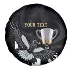 Personalised AFL Collingwood Spare Tire Cover Magpies Premiers 2023 With Trophy Proud LT14