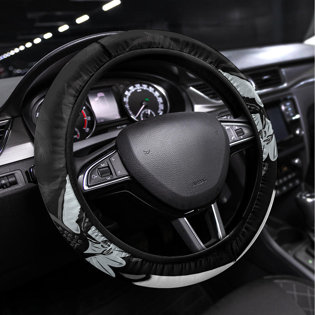 AFL Collingwood Steering Wheel Cover Magpies Premiers 2023 With Trophy Proud