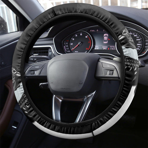 AFL Collingwood Steering Wheel Cover Magpies Premiers 2023 With Trophy Proud
