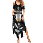 personalised-afl-collingwood-summer-maxi-dress-magpies-premiers-2023-with-trophy-proud