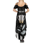personalised-afl-collingwood-summer-maxi-dress-magpies-premiers-2023-with-trophy-proud