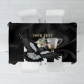 Personalised AFL Collingwood Tablecloth Magpies Premiers 2023 With Trophy Proud LT14