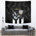 Personalised AFL Collingwood Tapestry Magpies Premiers 2023 With Trophy Proud LT14