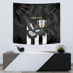 Personalised AFL Collingwood Tapestry Magpies Premiers 2023 With Trophy Proud LT14