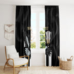 Personalised AFL Collingwood Window Curtain Magpies Premiers 2023 With Trophy Proud LT14