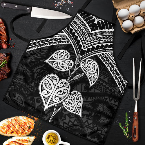 Black New Zealand Kawakawa Maori Ngaru Apron