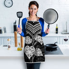 Black New Zealand Kawakawa Maori Ngaru Apron