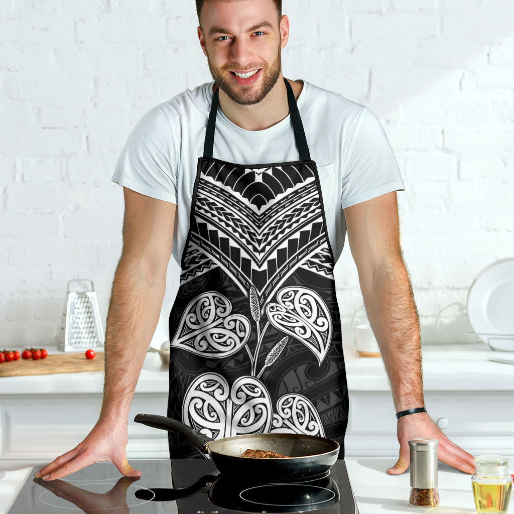 Black New Zealand Kawakawa Maori Ngaru Apron