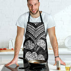 Black New Zealand Kawakawa Maori Ngaru Apron