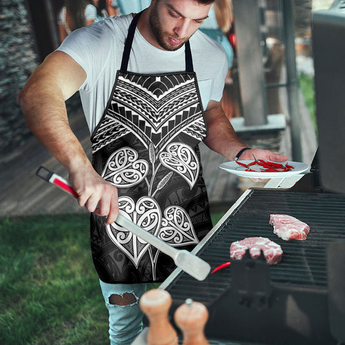 Black New Zealand Kawakawa Maori Ngaru Apron