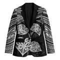 Black New Zealand Kawakawa Maori Ngaru Blazer