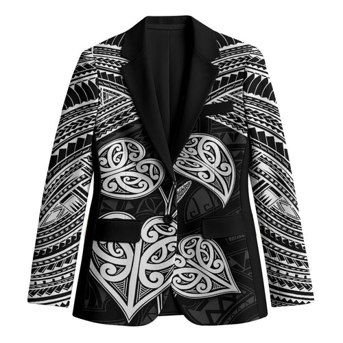 Black New Zealand Kawakawa Maori Ngaru Blazer