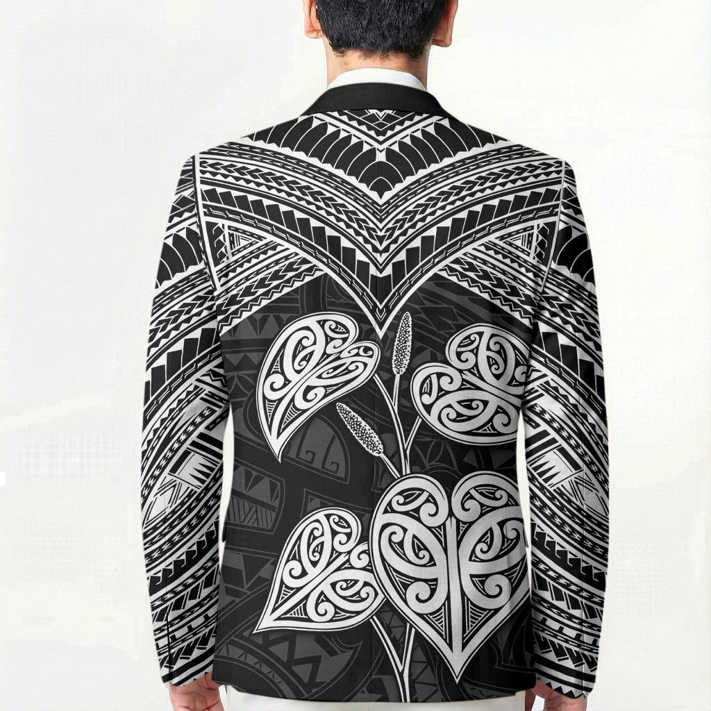 Black New Zealand Kawakawa Maori Ngaru Blazer