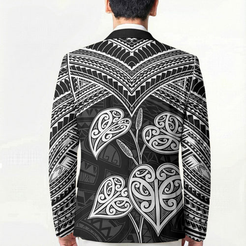 Black New Zealand Kawakawa Maori Ngaru Blazer