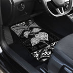 Black New Zealand Kawakawa Maori Ngaru Car Mats