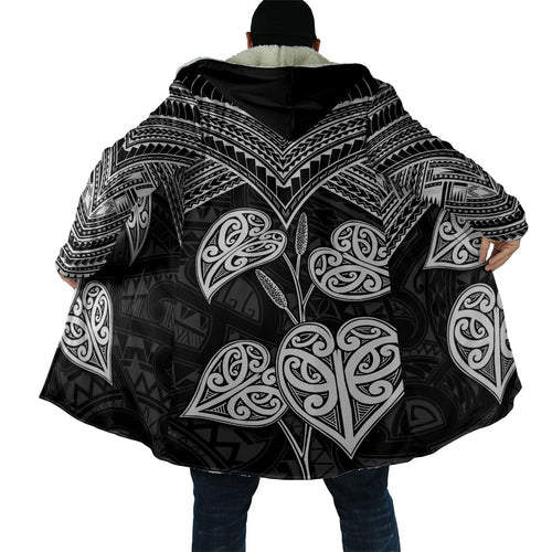 Black New Zealand Kawakawa Maori Ngaru Cloak