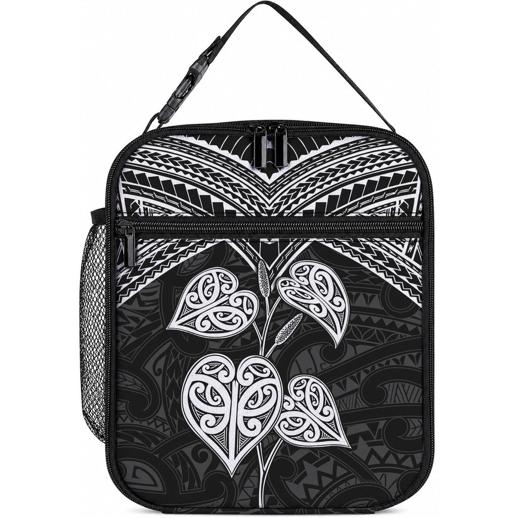 Black New Zealand Kawakawa Maori Ngaru Lunch Bag