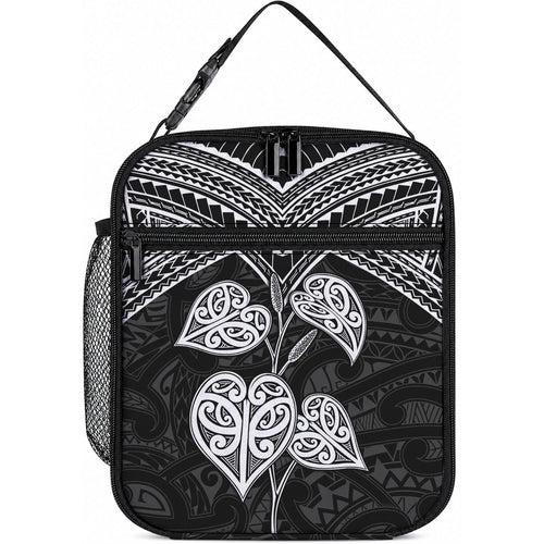 Black New Zealand Kawakawa Maori Ngaru Lunch Bag