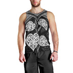 Black New Zealand Kawakawa Maori Ngaru Men Tank Top