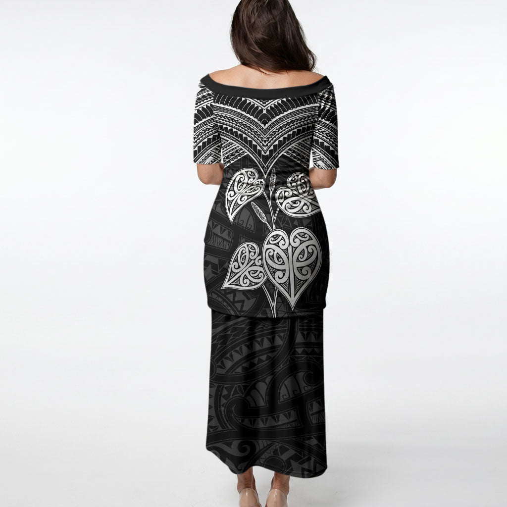 Black New Zealand Kawakawa Maori Ngaru Puletasi