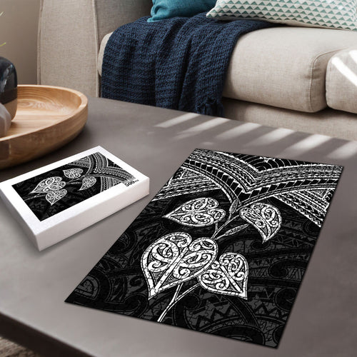 Black New Zealand Kawakawa Maori Ngaru Puzzle
