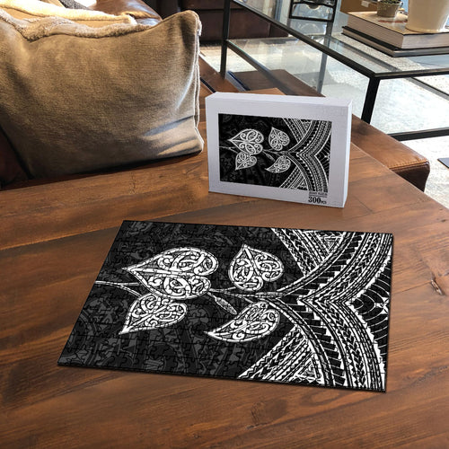 Black New Zealand Kawakawa Maori Ngaru Puzzle