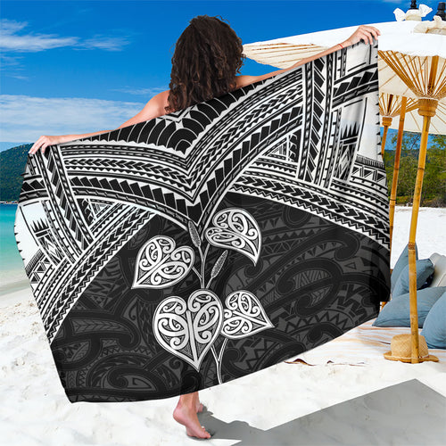 Black New Zealand Kawakawa Maori Ngaru Sarong