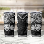 Black New Zealand Kawakawa Maori Ngaru Tumbler Cup