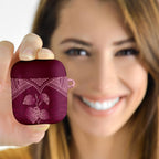 Burgundy New Zealand Kawakawa Maori Ngaru AirPods Case