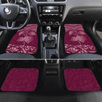 Burgundy New Zealand Kawakawa Maori Ngaru Car Mats