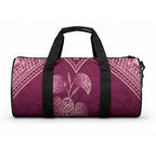 Burgundy New Zealand Kawakawa Maori Ngaru Duffle Bag