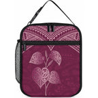 Burgundy New Zealand Kawakawa Maori Ngaru Lunch Bag