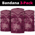 Burgundy New Zealand Kawakawa Maori Ngaru Neck Gaiter