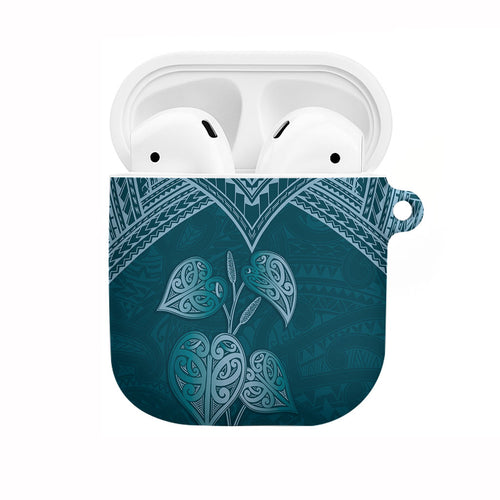Cyan New Zealand Kawakawa Maori Ngaru AirPods Case