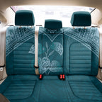Cyan New Zealand Kawakawa Maori Ngaru Back Car Seat Cover