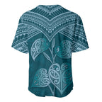 Cyan New Zealand Kawakawa Maori Ngaru Baseball Jersey