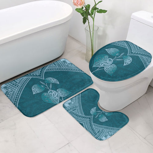 Cyan New Zealand Kawakawa Maori Ngaru Bathroom Set
