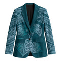 Cyan New Zealand Kawakawa Maori Ngaru Blazer