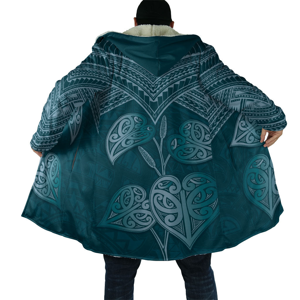 Cyan New Zealand Kawakawa Maori Ngaru Cloak