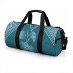 Cyan New Zealand Kawakawa Maori Ngaru Duffle Bag