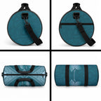 Cyan New Zealand Kawakawa Maori Ngaru Duffle Bag