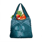 Cyan New Zealand Kawakawa Maori Ngaru Grocery Bag