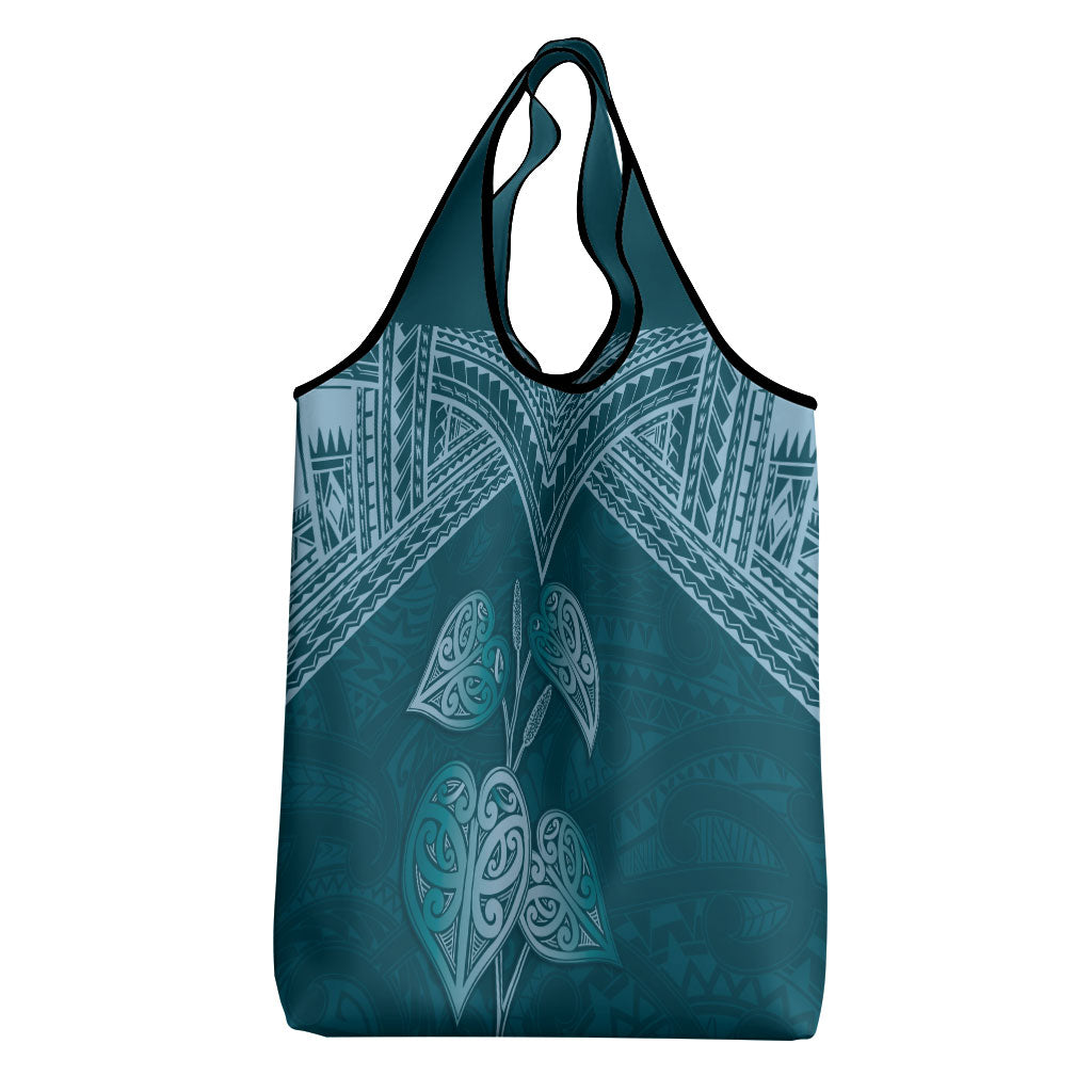 Cyan New Zealand Kawakawa Maori Ngaru Grocery Bag