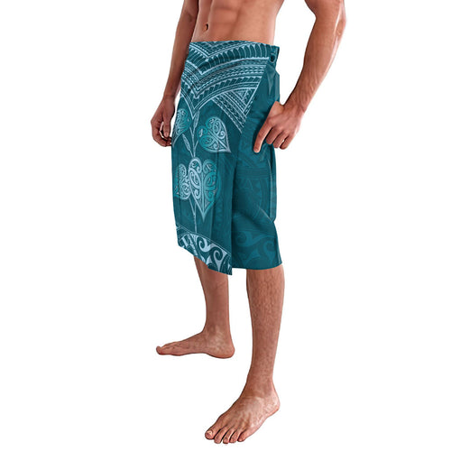 Cyan New Zealand Kawakawa Maori Ngaru Lavalava