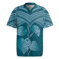 Cyan New Zealand Kawakawa Maori Ngaru Rugby Jersey