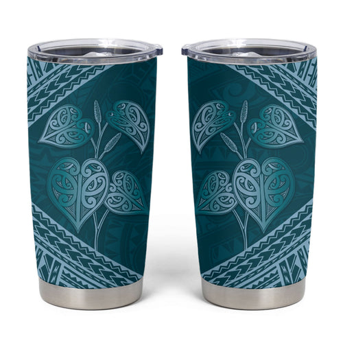 Cyan New Zealand Kawakawa Maori Ngaru Tumbler Cup